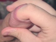 19 year old fingering his tight foreskin 9/16
