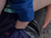 19 year old flashing uncut cock 5/16