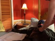 FEMDOM preparing sub for pegging 3/16