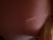 Mistress filming pegging sub up close 15/16