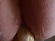 Mistress filming pegging sub up close 8/16