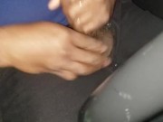 In car masterbating