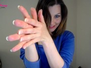 Sensual soft hand palms fingers tease 9/16