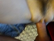 deep throat and hairy brunette pussy 15/16