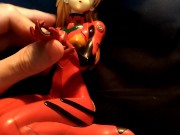 プラグスーツのアスカラングレーフィギュアに大量ぶっかけ顔発射オナニー【新世紀エヴァンゲリオン】 - Screenshot 2 of 16 - Semen