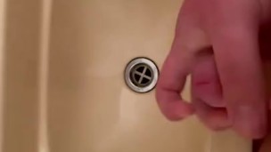Quick wank in the bathroom 