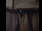 Perfect White Dick swinging Slow Motion In Sweatpants