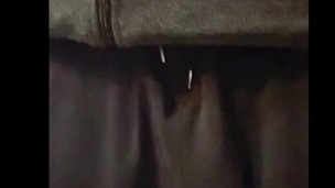 Perfect White Dick swinging Slow Motion In Sweatpants