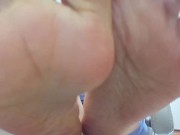 Training my foot slave addict during livecam session 10/16