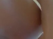 Carribean babe loves to squirt