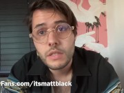 Intense Male Moaning! Hot Guy Strokes his cock for you! And explains his dick tattoo. 