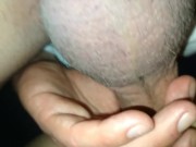 Listen to her wet pussy- drenched but she didn't want me to put it in 13/16