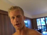 hot girl lets guy cum on her yoga pants 12/16