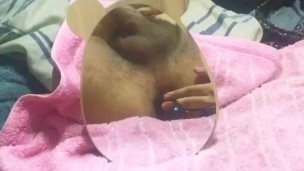 playing with new anal balls