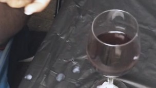 Cumming in a wine glass part 2 ~ LoadsMalone