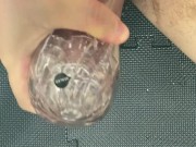 透明オナホでオナニーしてみた