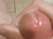 Watch me squirt warm creamy cum out of my dick