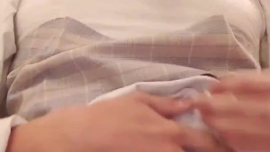 女装オナニー いつもの手コキ射精
