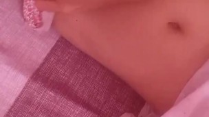 cute pink panties tease for daddy