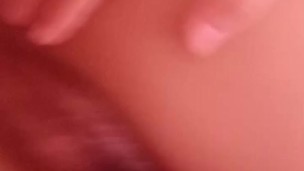 cute little asian teasing hairy pussy for daddy