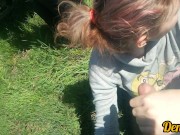 весенний миньет от ненасытной любимой школьницы лицо залито тёплой вкусной спермой 5/16