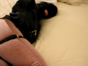 KinkyViolet Leather StraightJacket Bondage  16/16