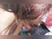 Ass shaving, rimjob, hairy ass, ass eating, Girlfriend licking my my ass, after shaving it 16/16