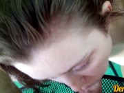 милая школьница делает чудесный минет, чтобы умыться теплой спермой 5/16