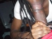 Ebony sucks me till I cum 1/16