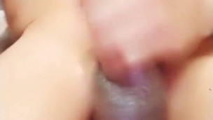 Butt Plug!Big Cock Getting Stroked Hard! 