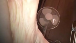 - Fiona Fox - TS Filthy Slut Worships her Hard Cock, Cute Dirty little Sweaty Feet and Hot Cum.