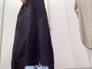 友達とのショッピング中、隣の試着室でこっそり絶頂オナニー - Suzu Sakuragi 5/16