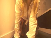 JOI  française en tenue d'étudiante ! Monsieur le professeur😍😘 2/16