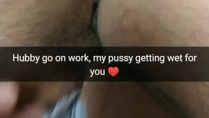 Slutty cheating wife always love to fuck with any guys! [Cuckold. Snapchat]