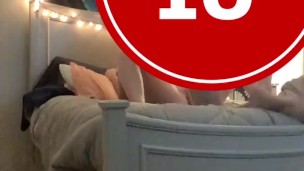 Wife fucks a cheating married man from reddit while husband hides in the closet - creampie finish 
