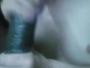 Incredible Load Jerked In Mouth Then Rubbed All Over Face & Body 2/16