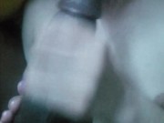 Incredible Load Jerked In Mouth Then Rubbed All Over Face & Body 4/16