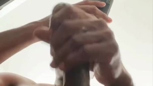 Bbc solo with cumshot