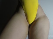 My tight swimsuit hiding my camel toe 12/16