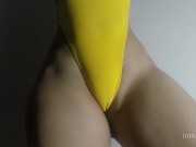 My tight swimsuit hiding my camel toe 9/16