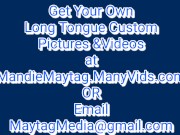 Mouth Spreading and Spit Kissing  with Long Tongue Sucking 15/16