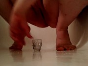 *Fan requested* pissing in a shot glass 3/16
