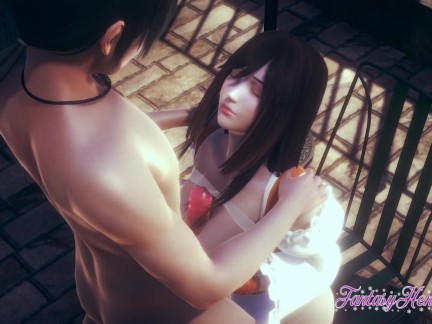Final Fantasy IX - Garnet Boobjob and cum in her tits