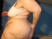 Bbw worshipping her ass