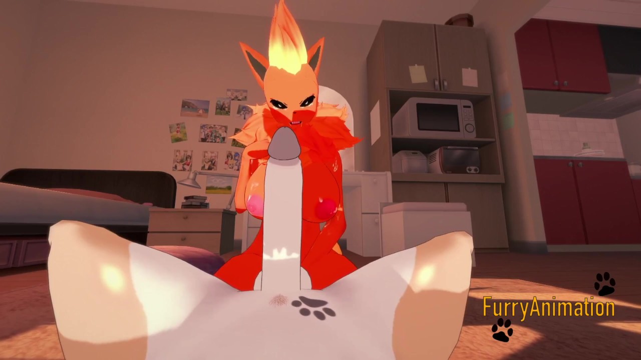Pokemon Hentai - Flareon blowjob to dog with cum in her mouth - Video di sesso gratis - RedTube