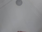 Short solo masturbate before shower