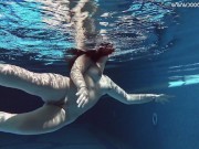 Swimming and stripping in the pool and on water Diana 15/16