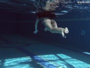 Swimming and stripping in the pool and on water Diana 6/16