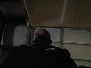 Almost caught having a quick jerk in a cart at work 