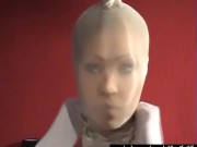 Hot Babe's Body Full Encased In Nylon Pantyhose Masking - Shiny Spandex And Sexy Latex - Part 1 9/16